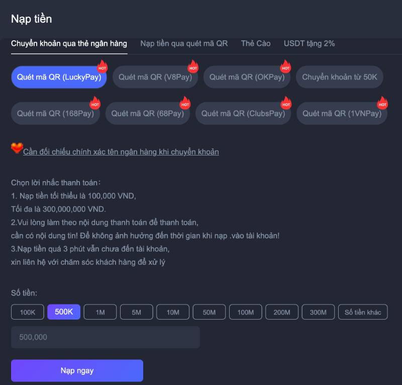 EE88 - link trang chủ nhà cái ee88 casino đăng nhập tại ee88.mov 71 Nạp tiền qua chuyển khoản ngân hàng
