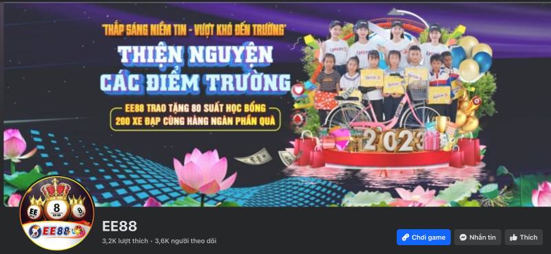 Trang Facebook chinh thuc cua EE88